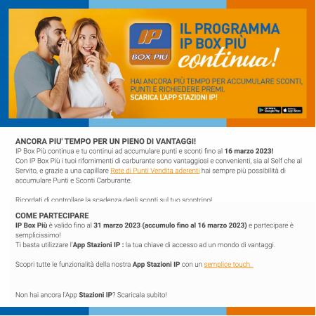 Volantino IP | Offerta IP BOX PIU | 3/3/2023 - 2/4/2023