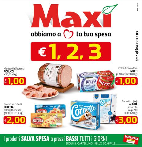 Catalogo Maxi Supermercati | Volantino Maxi | 5/5/2022 - 18/5/2022