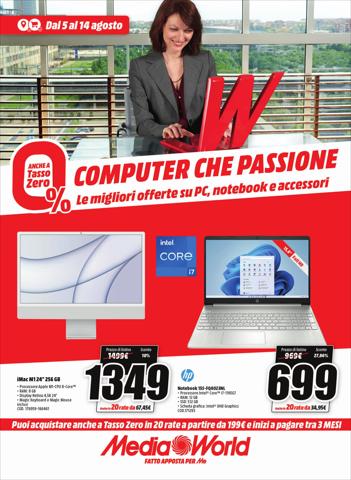 Offerte di Elettronica e Informatica a Brescia | Catálogo MediaWorld in MediaWorld | 5/8/2022 - 14/8/2022
