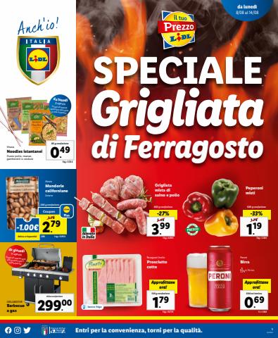 Offerte di Iper Supermercati a Reggio Calabria | Speciale Grigliata di Ferragosto in Lidl | 8/8/2022 - 10/8/2022