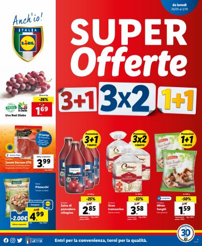 Offerte di Iper Supermercati a Benevento | Super Offerte in Lidl | 26/9/2022 - 2/10/2022