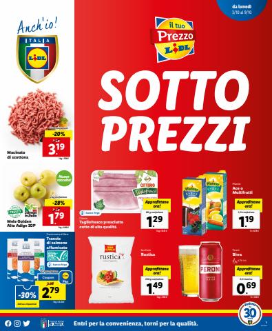 Offerte di Iper Supermercati a Rieti | Sottoprezzi in Lidl | 3/10/2022 - 9/10/2022