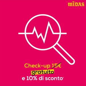 Volantino Midas | Check-up 15€ gratuito e 10% di sconto | 11/1/2023 - 11/2/2023