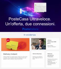 Offerte di Banche e Assicurazioni nella volantino di Poste Italiane ( Scade domani)
