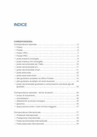 Volantino Poste Italiane | Tariffe dei Servizi Postali 2023 | 14/3/2023 - 3/6/2023