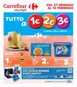 Offerte di Iper Supermercati nella volantino di Carrefour Market ( Pubblicato ieri)