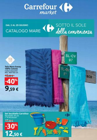 Offerte di Abbigliamento, Scarpe e Accessori a Milano | Catalogo Mare in Carrefour Market | 2/6/2022 - 29/6/2022