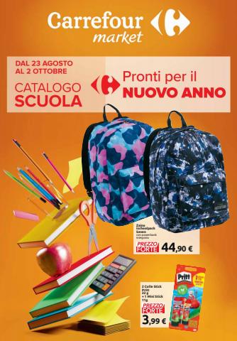 Volantino Carrefour Market | Catalogo Scuola | 23/8/2022 - 2/10/2022