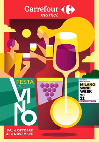 Volantino Carrefour Market a Carmagnola | FESTA DEL VINO | 6/10/2022 - 6/11/2022