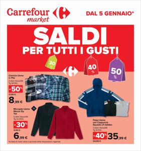 Volantino Carrefour Market | Saldi per tutti i gusi | 4/1/2023 - 2/2/2023