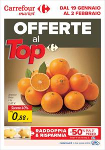 Volantino Carrefour Market a Torino | Offerte al Top | 19/1/2023 - 2/2/2023