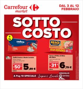Volantino Carrefour Market a Pescara | Sottocosto | 3/2/2023 - 12/2/2023
