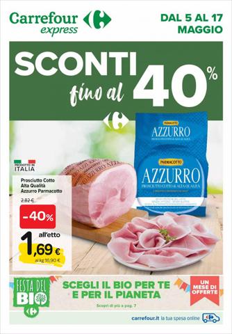 Catalogo Carrefour Express a Torino | Sconti fino al 40% | 5/5/2022 - 17/5/2022