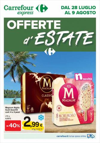 Volantino Carrefour Express | Offerte d'estate | 28/7/2022 - 9/8/2022