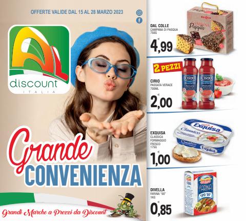 Volantino Al Discount | Grande Convenienza! | 15/3/2023 - 28/3/2023