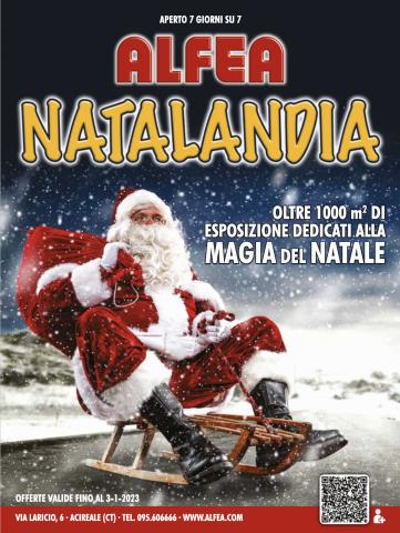 Volantino Alfea | Offerte Natalandia Alfea | 27/11/2022 - 2/1/2023