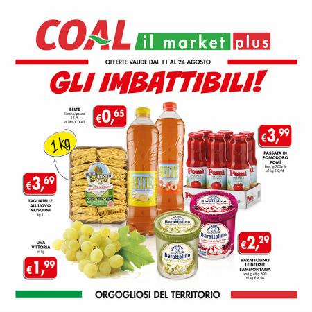 Offerte di Iper Supermercati a Rimini | Volantino Settimanale in Coal Il Market Plus | 11/8/2022 - 24/8/2022