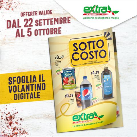 Volantino Extra Supermercati | Offerte Extra Supermercati | 3/10/2022 - 5/10/2022