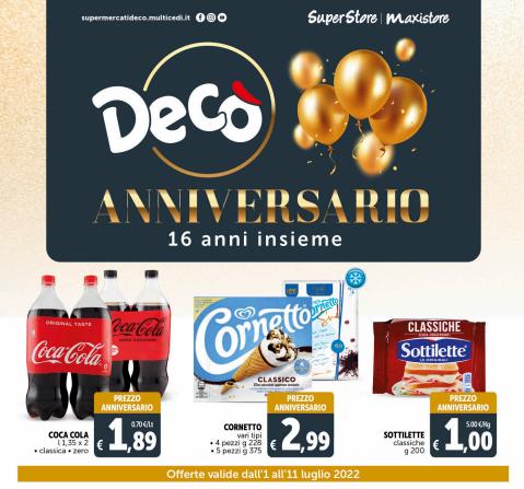 Offerte di Iper Supermercati a Napoli | Anniversario in Deco Maxistore | 1/7/2022 - 11/7/2022