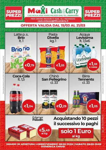 Volantino Maxi Cash&Carry | Offerte Maxi Cash&Carry | 20/3/2023 - 26/3/2023