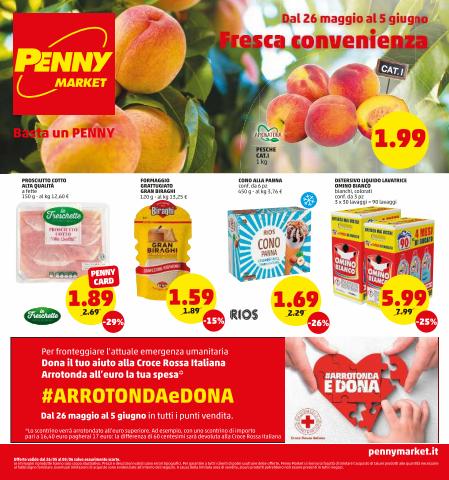 Offerte di Iper Supermercati a Fiumicino | Fresca convenienza in Penny | 26/5/2022 - 5/6/2022