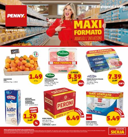 Offerte di Iper Supermercati a Palermo | Maxi Formato in Penny | 23/6/2022 - 3/7/2022