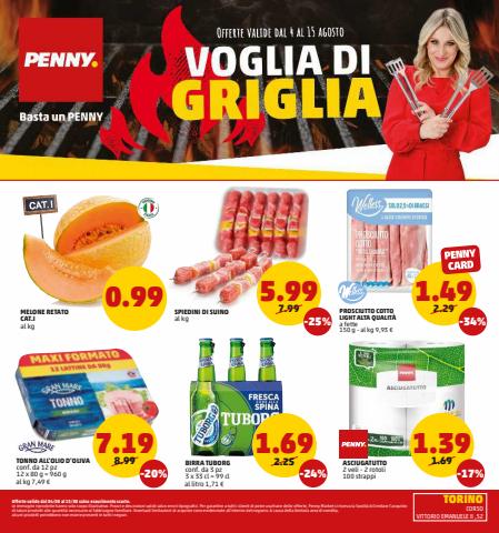Offerte di Iper Supermercati a Moncalieri | Voglia di griglia in PENNY | 4/8/2022 - 15/8/2022