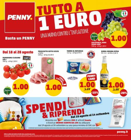 Offerte di Iper Supermercati a Livorno | Tutto a 1€ in PENNY | 18/8/2022 - 29/8/2022