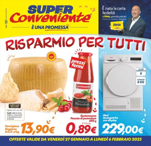 Volantino Iper Super Conveniente a Reggio Calabria | Risparmio per tutti | 27/1/2023 - 6/2/2023