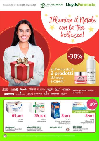 Volantino Lloyds Farmacia | Illumina il Natale con la tua bellezza! | 1/12/2022 - 8/1/2023