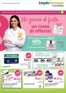 Volantino Lloyds Farmacia a Cinisello Balsamo | Un giorno di festa, un mese di offerte! | 1/3/2023 - 28/3/2023