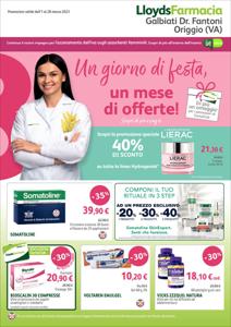 Volantino Lloyds Farmacia a Cinisello Balsamo | Un giorno di festa, un mese di offerte! | 1/3/2023 - 28/3/2023