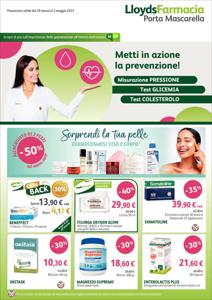 Offerte di Salute e Ottica a Bologna | Metti in azione la prevenzione! in Lloyds Farmacia | 29/3/2023 - 2/5/2023