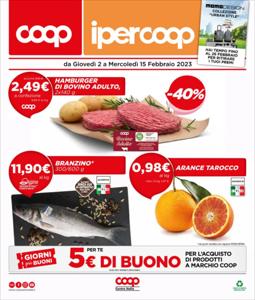 Offerte di Iper Supermercati a Guidonia Montecelio | Giorni più buoni in Coop | 2/2/2023 - 15/2/2023