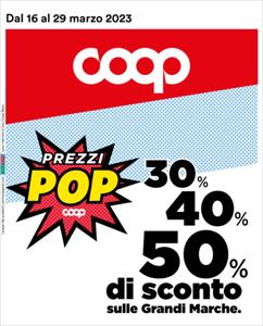 Offerte di Iper Supermercati a Bologna | 30% 40% 50% di sconto sulle Grandi Marche in Coop | 16/3/2023 - 29/3/2023