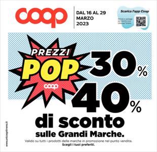Volantino Coop a Civitavecchia | Prezzi POP | 16/3/2023 - 29/3/2023