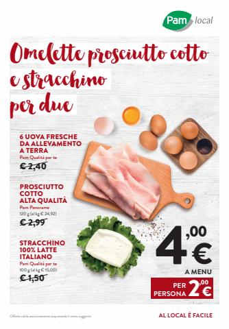 Volantino Pam local | Omelette prosciutto cotto e stracchino | 15/3/2023 - 29/3/2023
