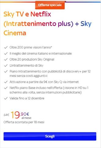 Volantino Sky | Sky TV e Netflix | 6/12/2022 - 12/12/2022