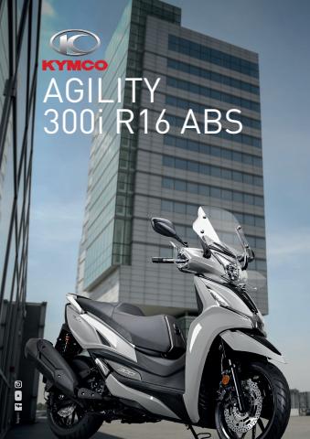 Volantino Kymco | Catalogo Agility 300i R16 ABS | 4/1/2022 - 4/1/2023