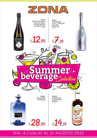 Volantino Zona | Summer Beverage Selection | 4/7/2022 - 21/8/2022