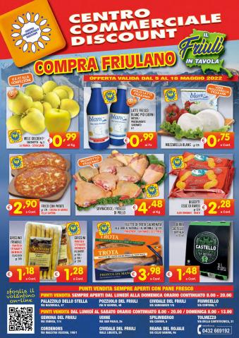 Catalogo Centro Commerciale Discount | Compra Fruilano | 5/5/2022 - 18/5/2022