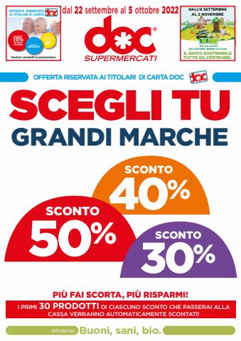 Volantino Doc Supermercati | Offerte Doc Supermercati | 22/9/2022 - 5/10/2022
