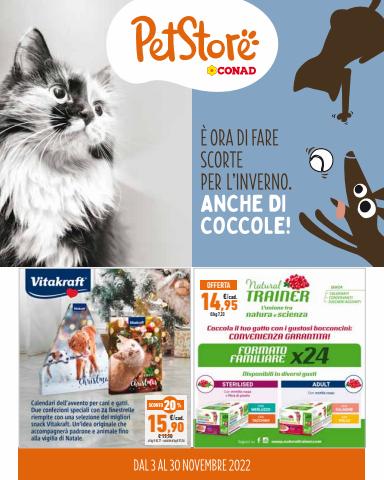 Offerte di Animali a Verona | PET STORE CONAD in Pet Store Conad | 3/11/2022 - 30/11/2022