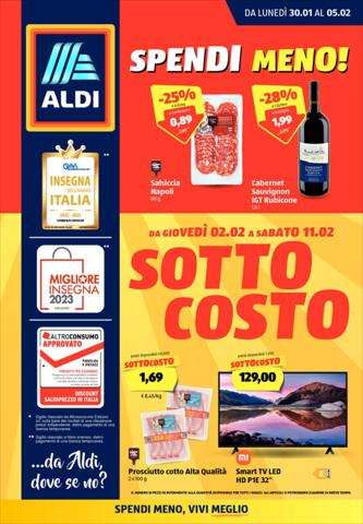 Volantino ALDI a Milano | Spendi meno! | 30/1/2023 - 5/2/2023