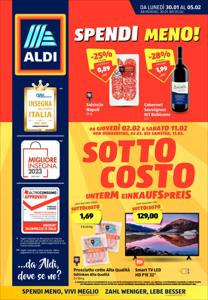Volantino ALDI a Merano | Spendi meno! | 30/1/2023 - 5/2/2023