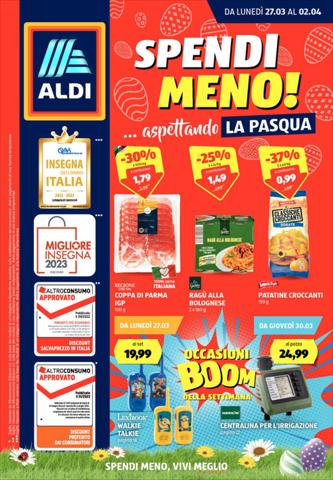 Volantino ALDI a Parma | Spendi meno! | 27/3/2023 - 2/4/2023