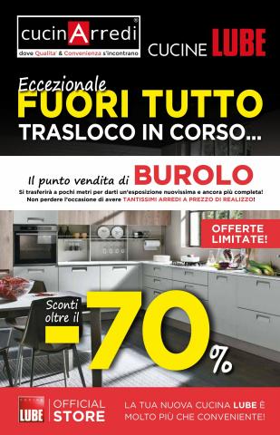 Offerte di Tutto per la casa e Arredamento a Milazzo | FUORI TUTTO a BUROLO in CucinArredi | 19/9/2022 - 16/10/2022