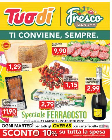 Volantino Fresco Market | Speciale Ferragosto | 11/8/2022 - 22/8/2022