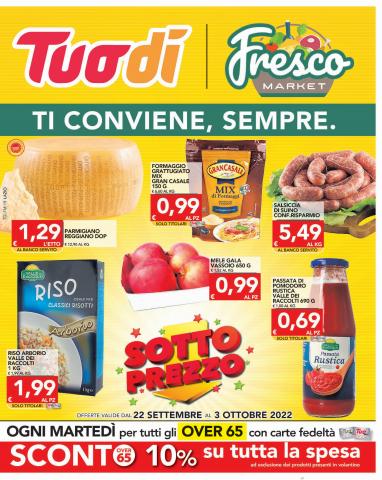 Offerte di Iper Supermercati a Guidonia Montecelio | SOTTOPREZZO in Fresco Market | 29/9/2022 - 3/10/2022