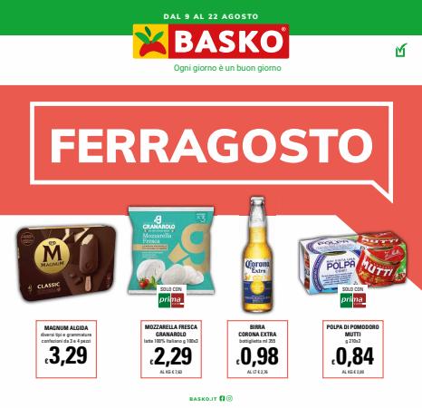 Offerte di Iper Supermercati a Genova | offerte Basko in Basko | 9/8/2022 - 22/8/2022